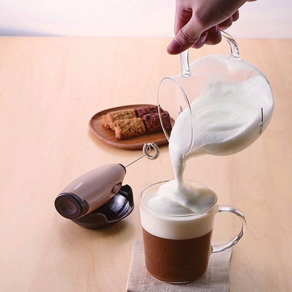 Electric Milk Foamer with glass server