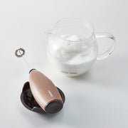 Electric Milk Foamer with glass server